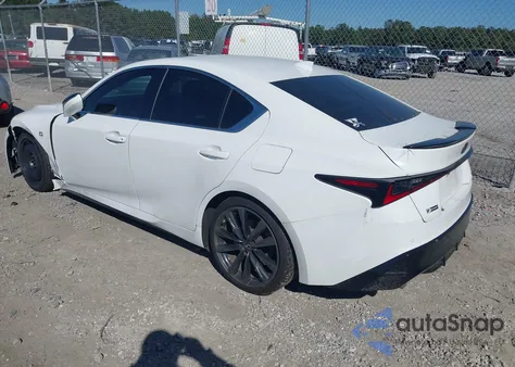 2021 Lexus Is 350 F Sport из США, поврежденный, VIN JTHGZ1B29M5041047